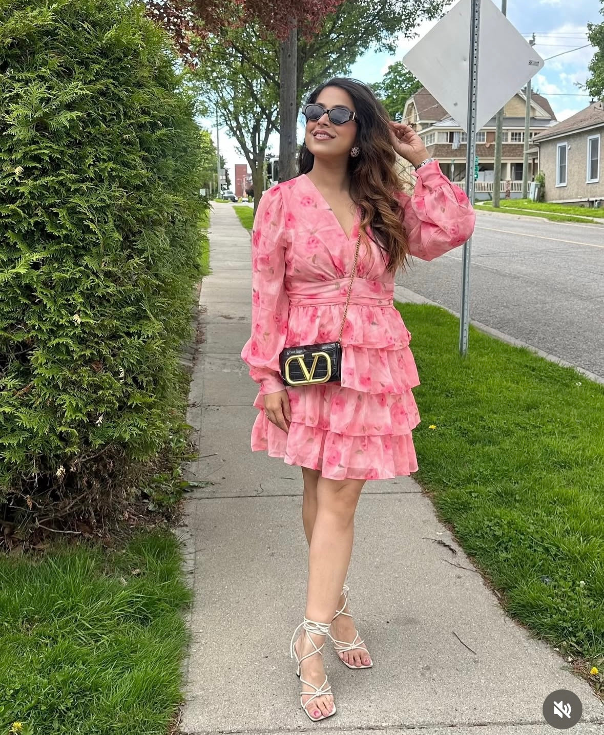 Rosie V-neck floral dress
