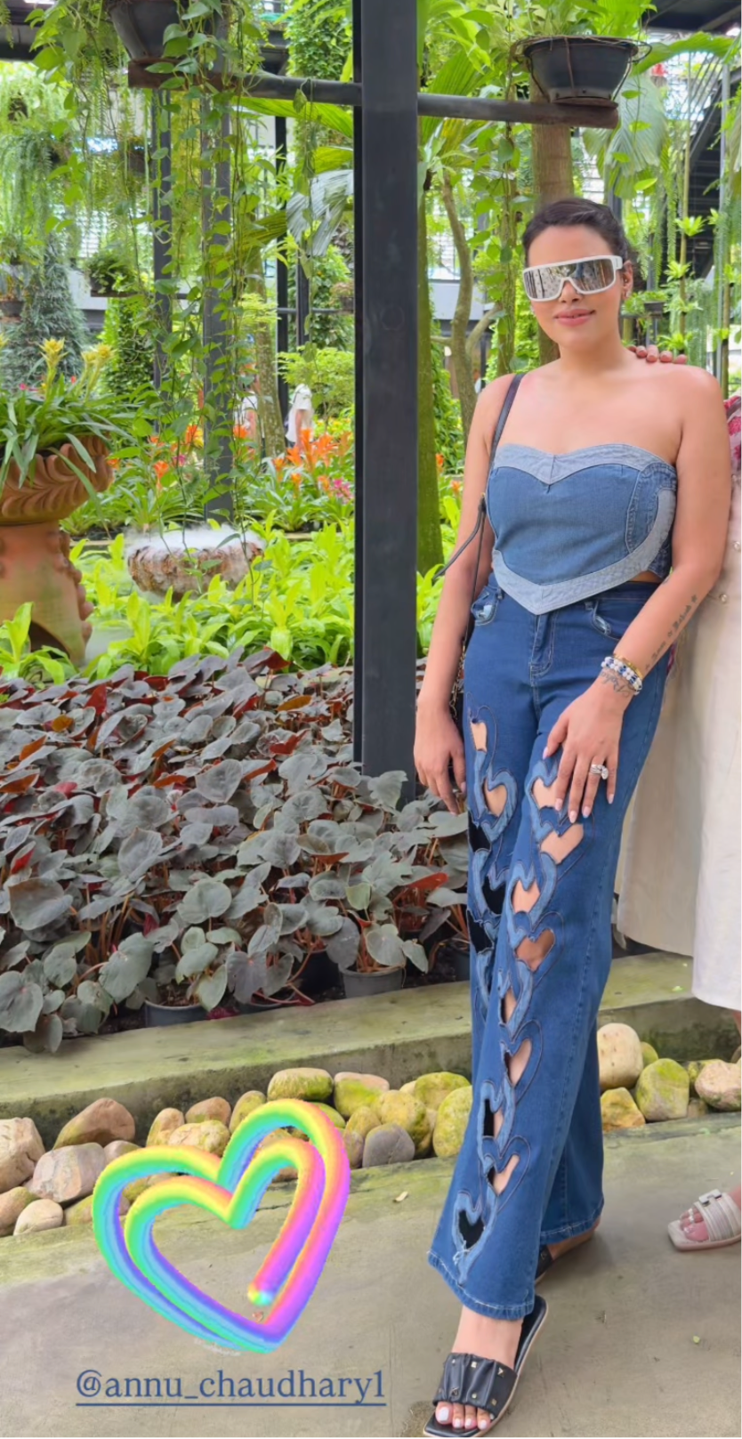 Denim hearts Jeans full set