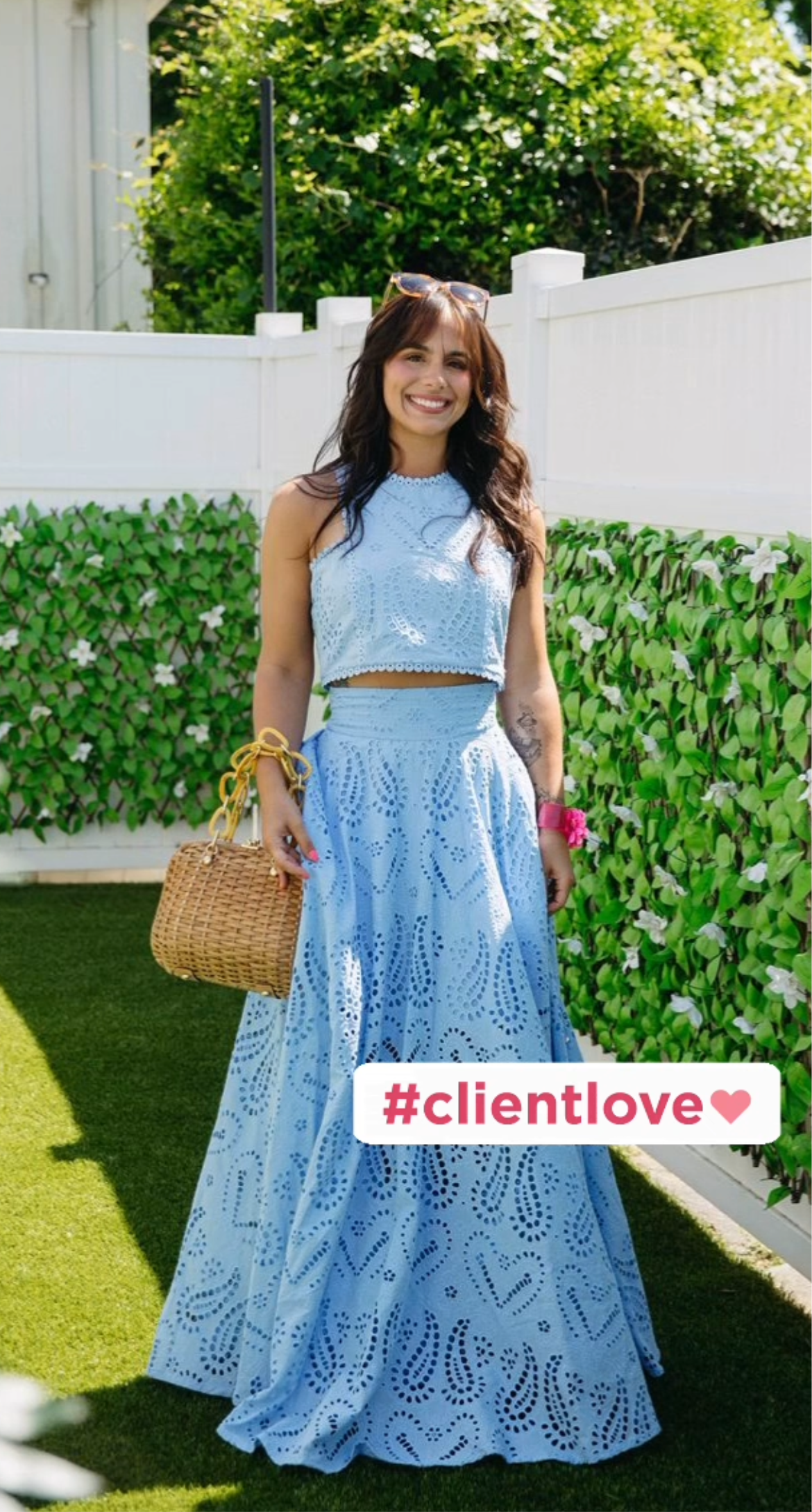 Ethereal Eyelet Co-Ord Set