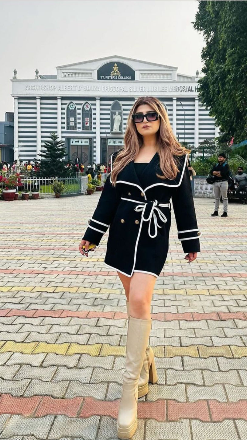 Classic Piped Winter Coat