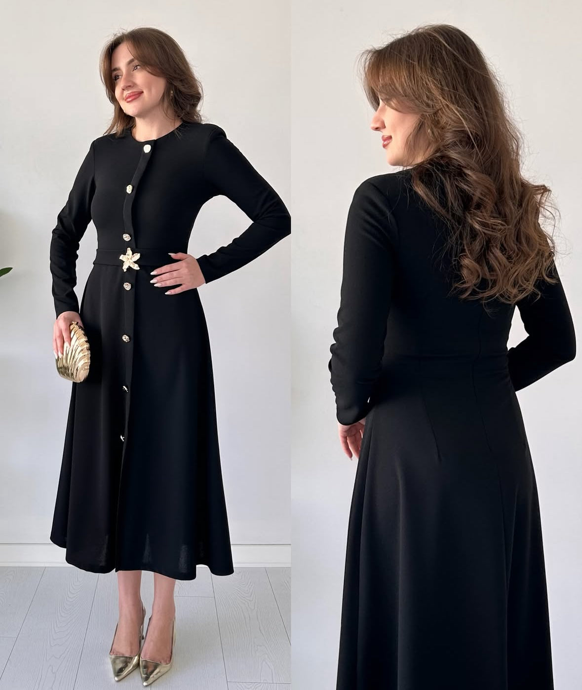 Regal Star Midi Dress