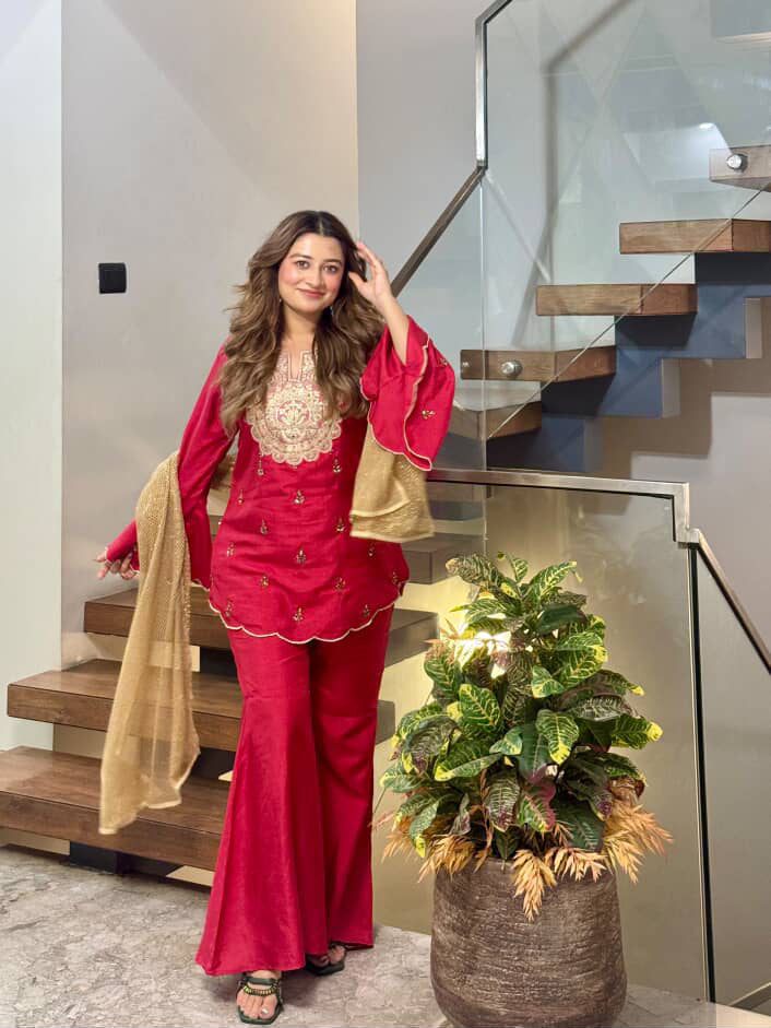 Blush Rouge Sharara Set