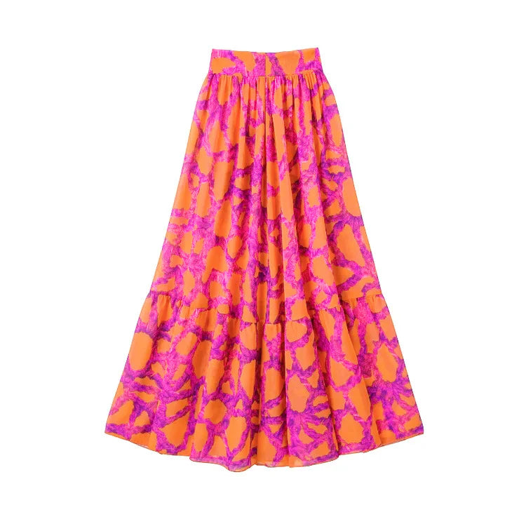 Floral pink swimswear