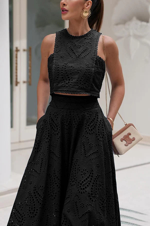 Ethereal Eyelet Co-Ord Set