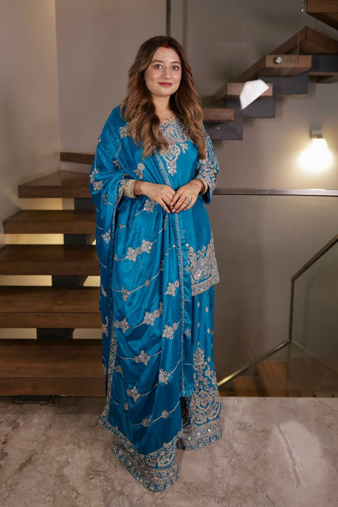 Noor Embroidered Sharara Suit