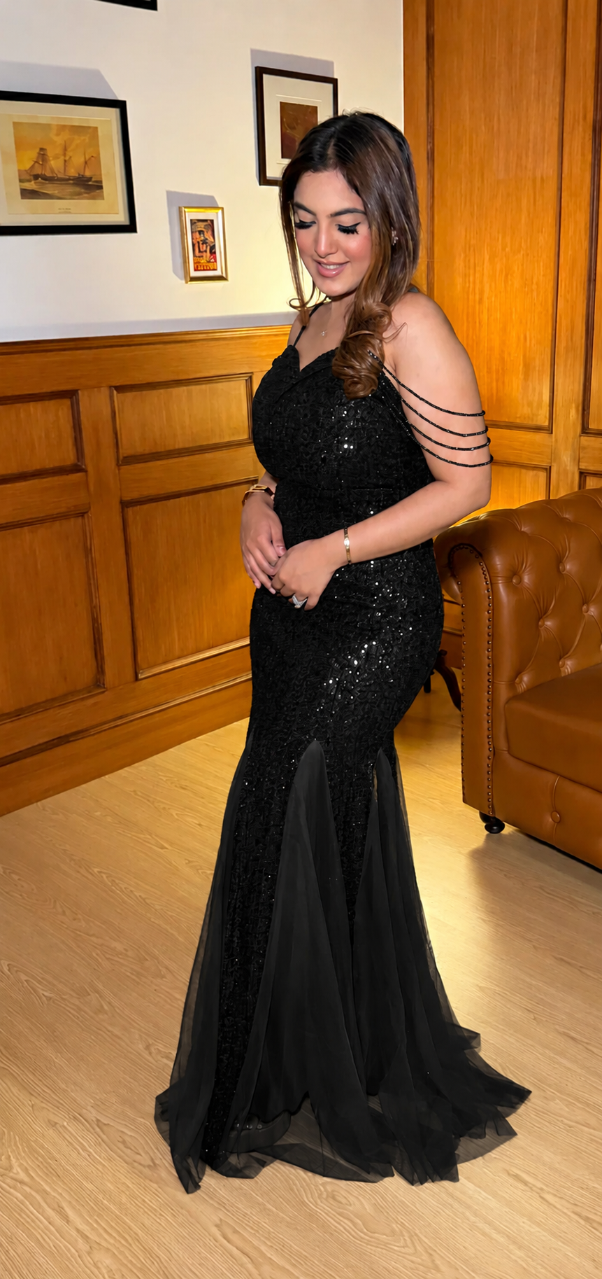 Midnight Muse Sequin Gown
