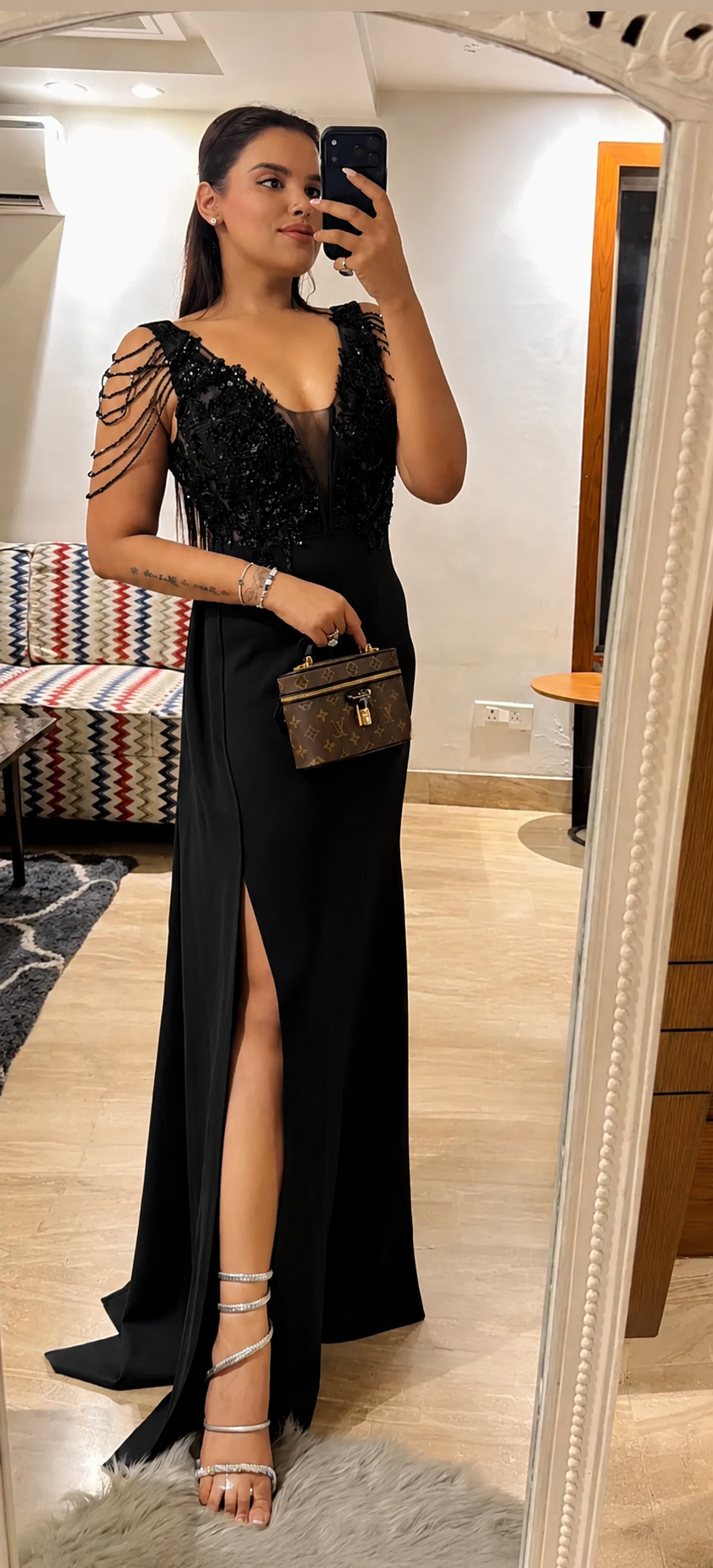 Celeste Drape Evening Gown