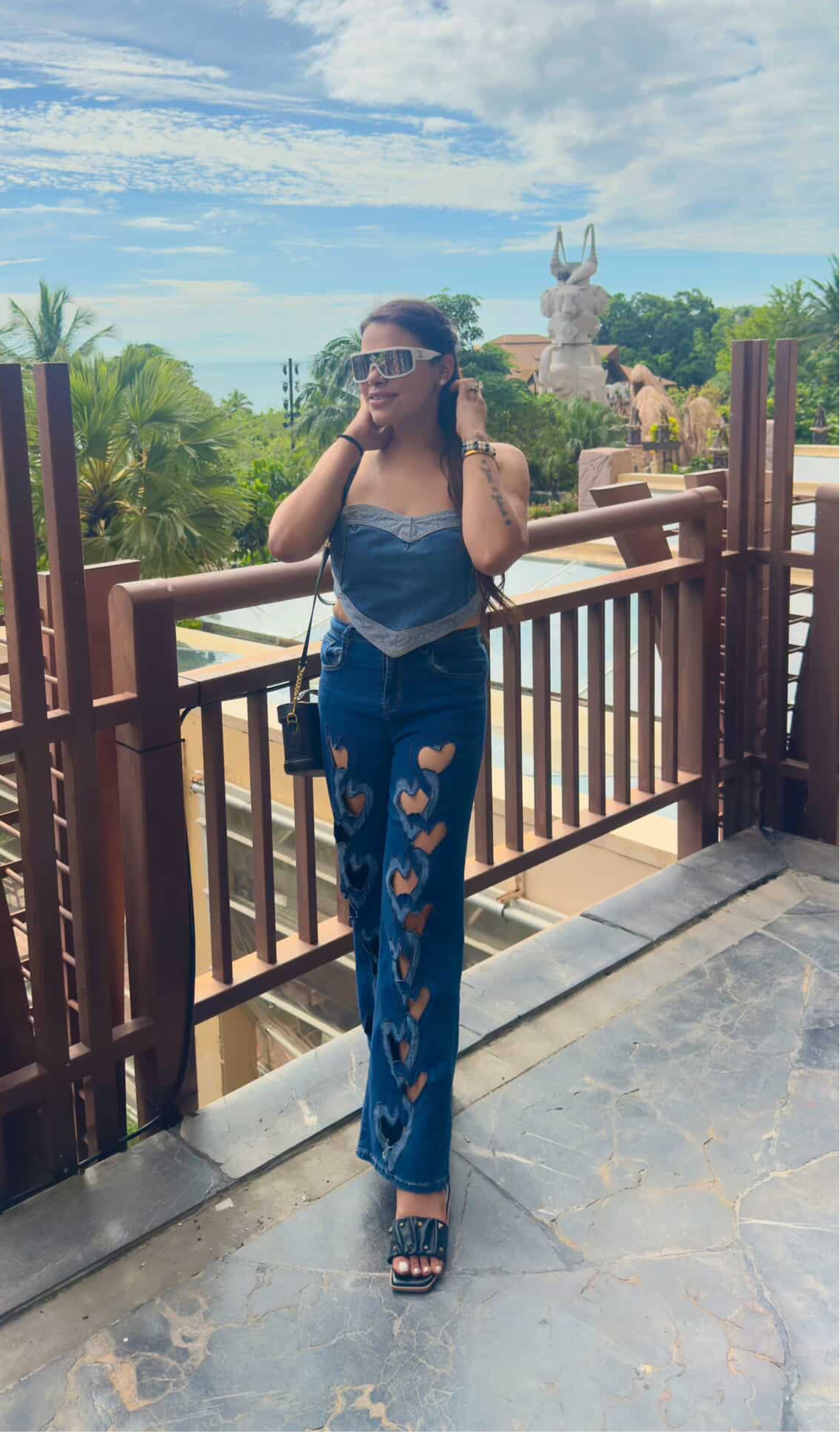 Denim hearts Jeans full set