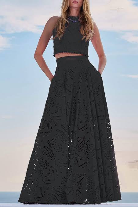 Ethereal Eyelet Co-Ord Set