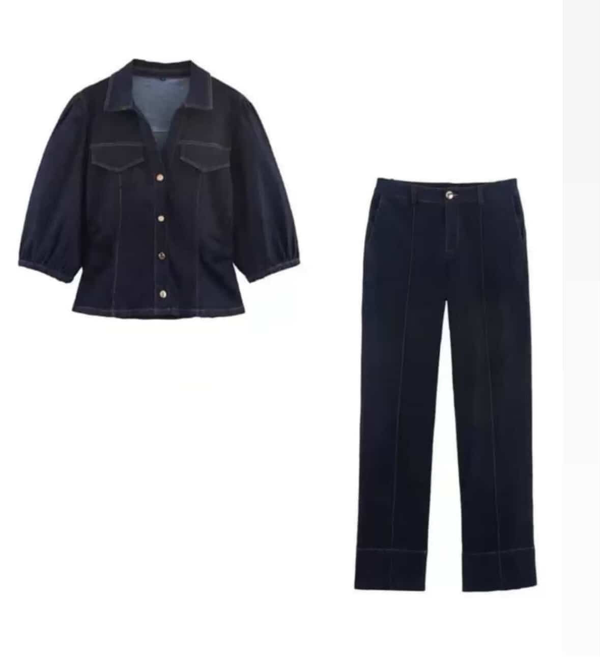 Bootcut Denim coordset