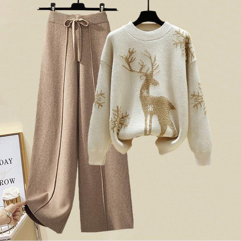 Winter Reindeer Knit Co-ord Set