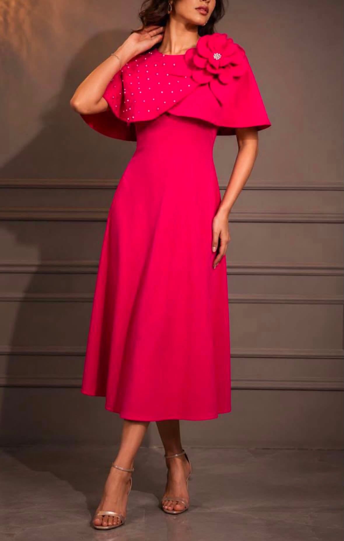Designer flower dress