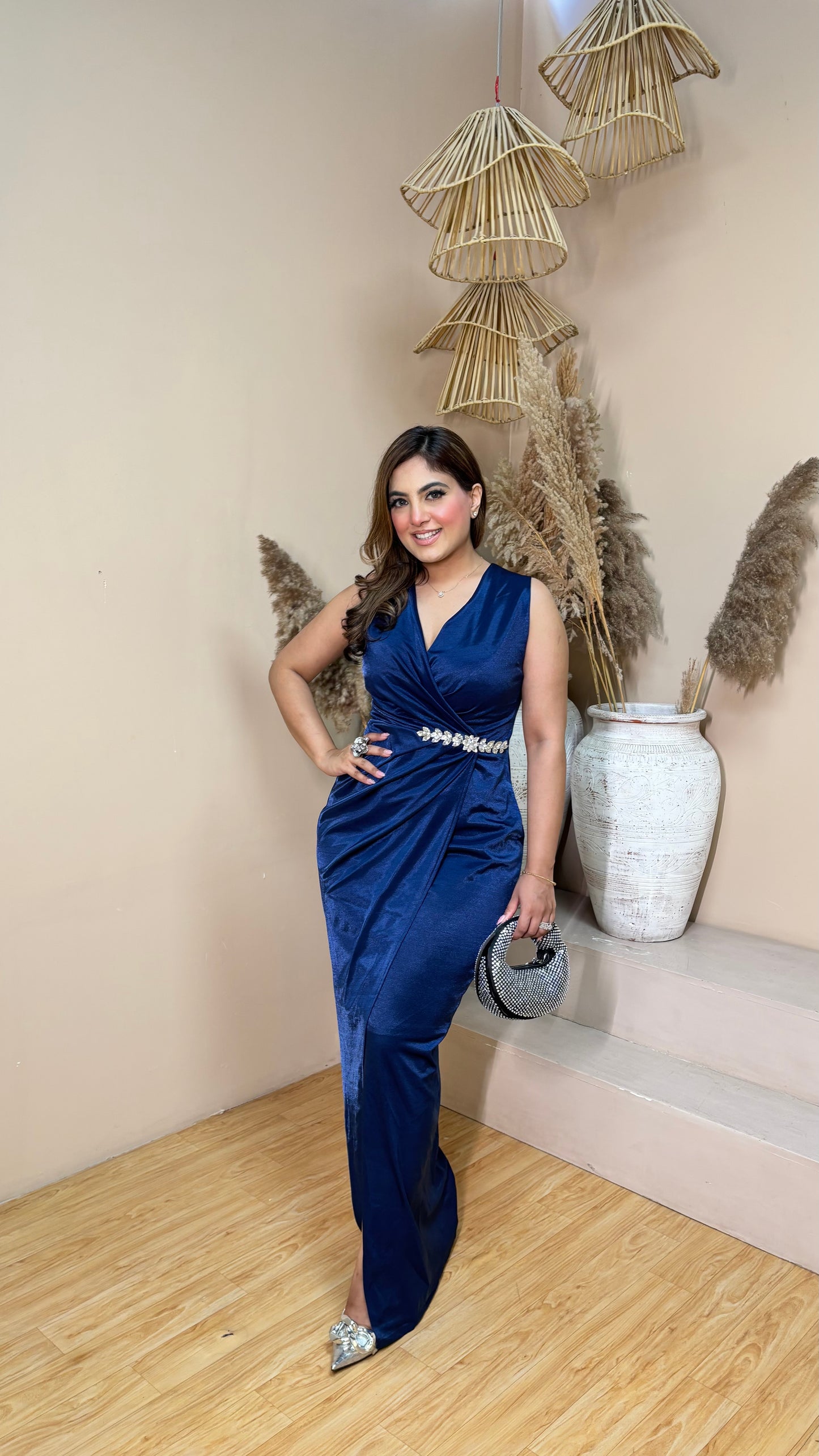 The Silk Trace Evening Dress