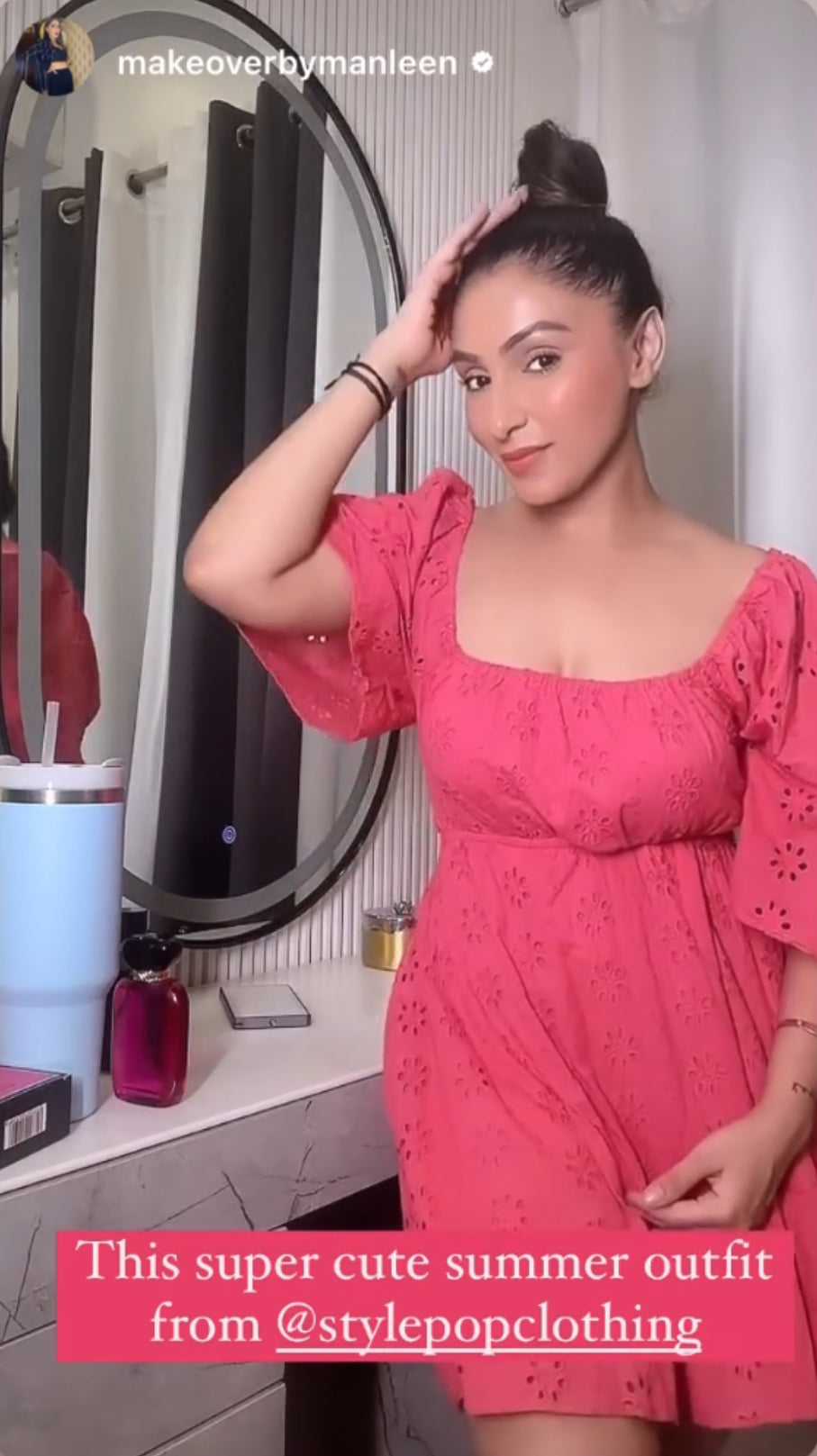 Schiffli dress
