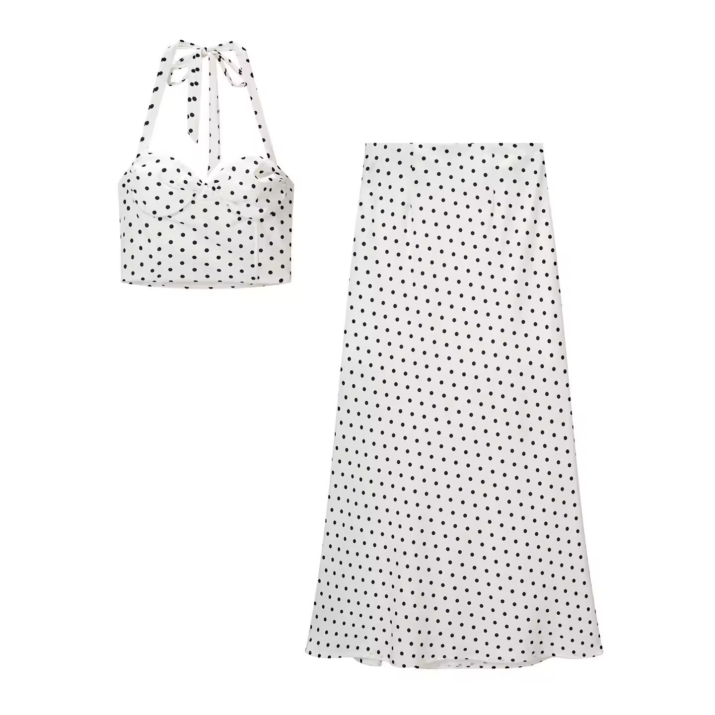 Polka Charm Halter Set