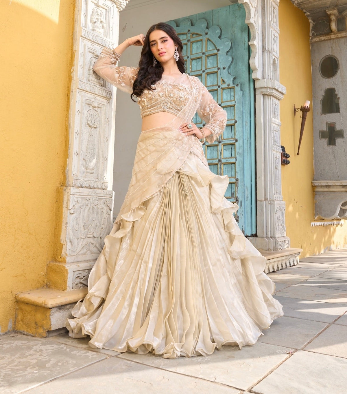 Embroidered  Lehenga