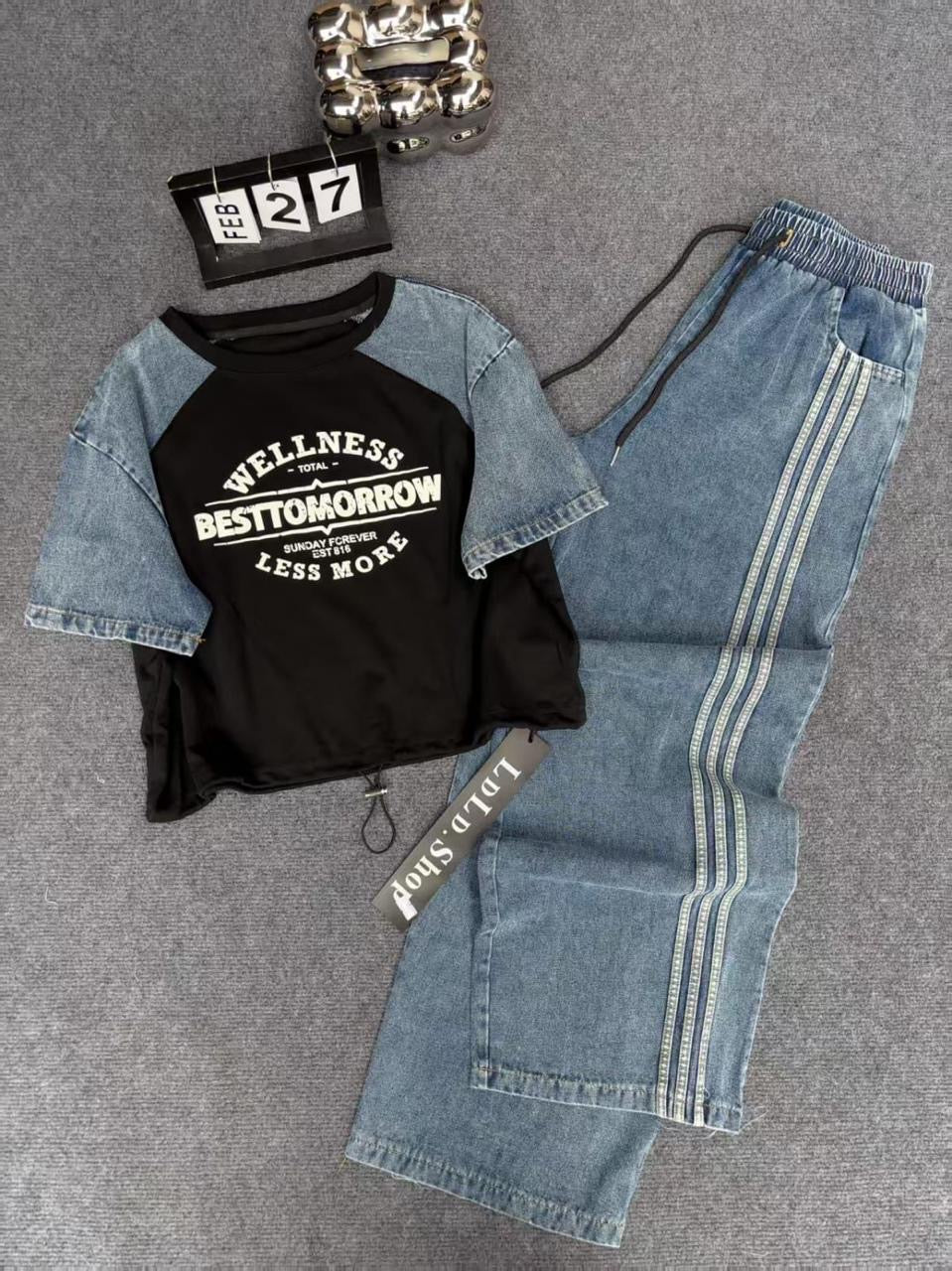 Retro Street Denim Co-ord