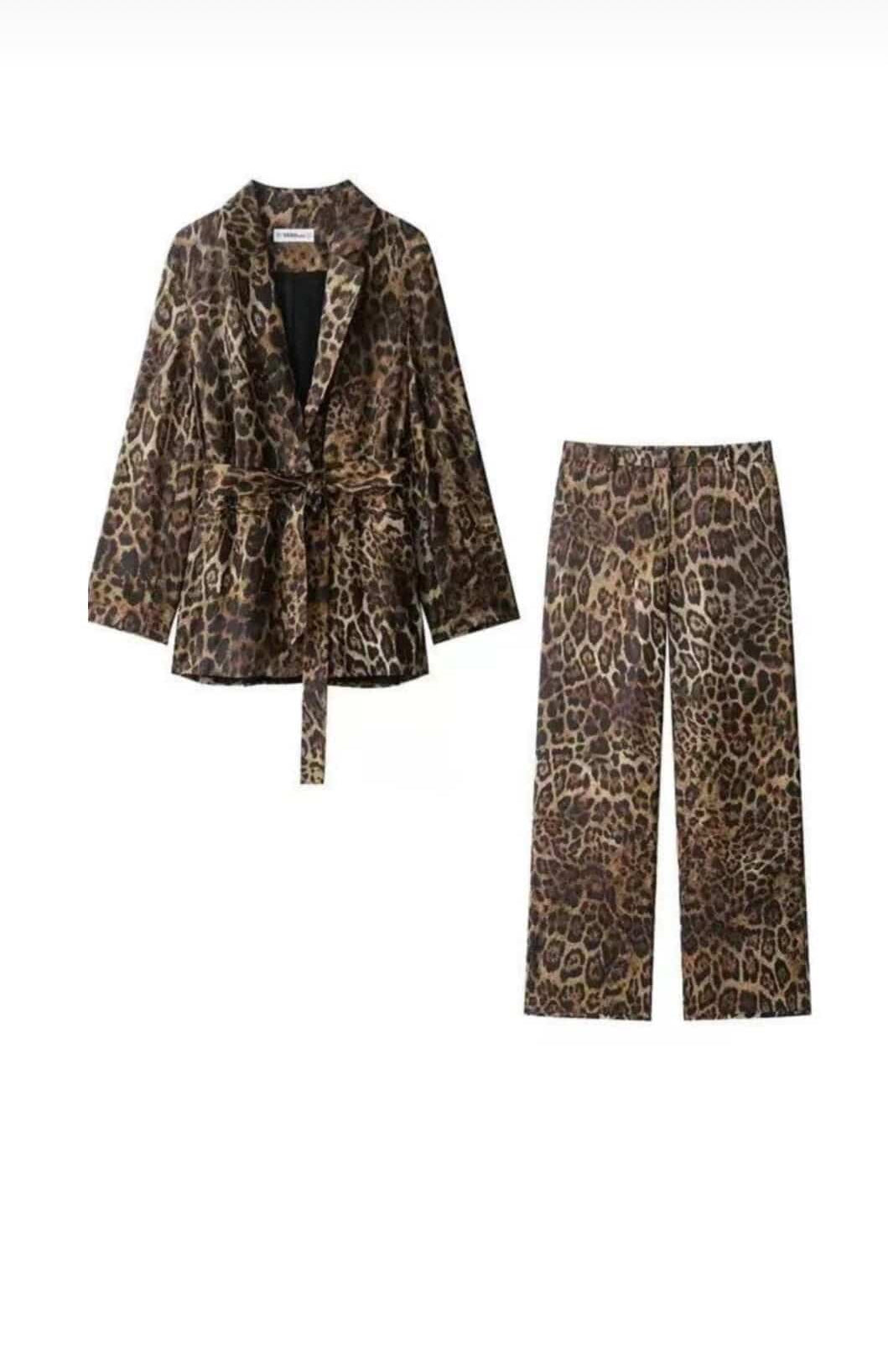 Animal Print Luxe Co-ord Set