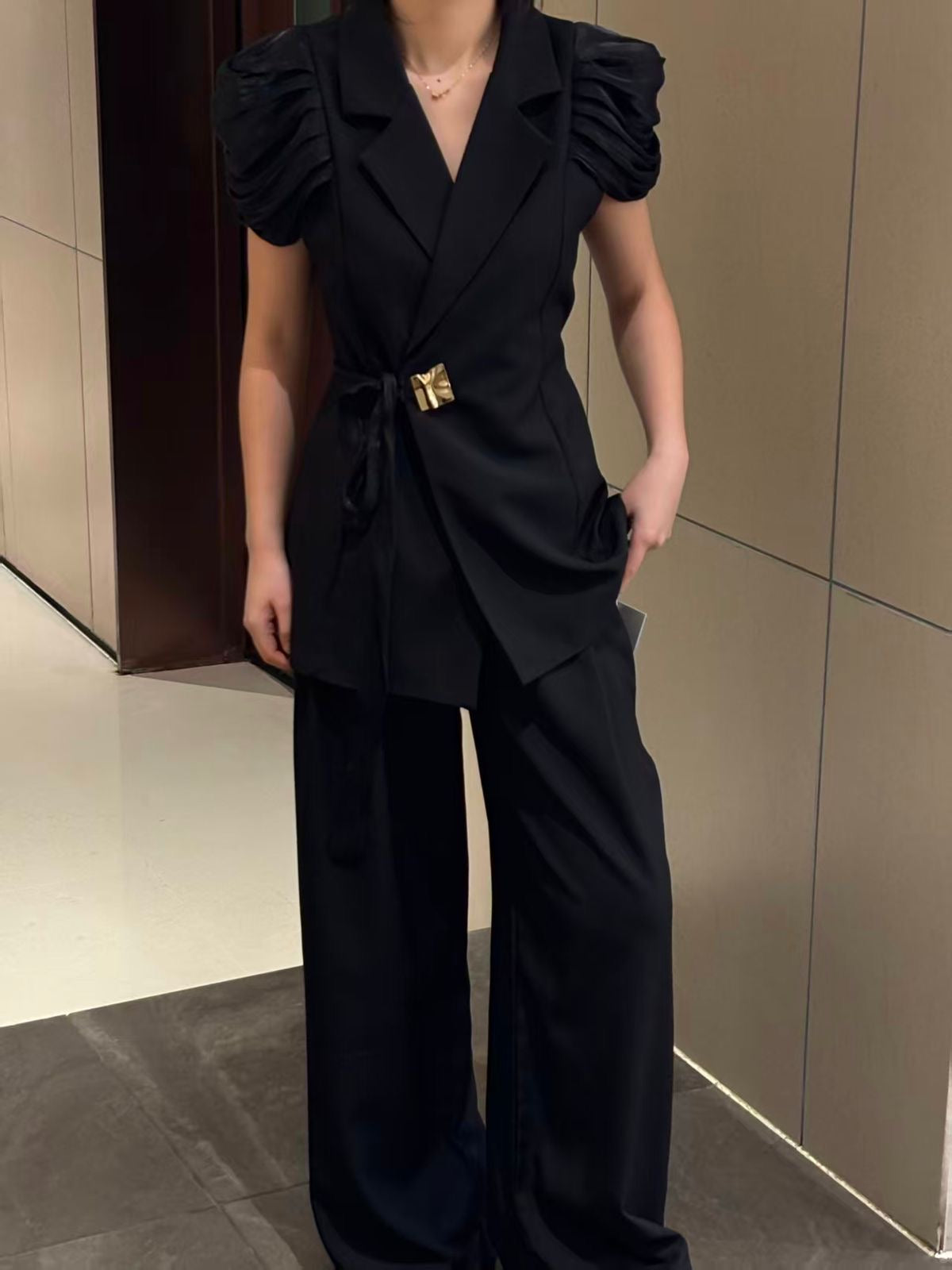 The Statement Sleeve Drape Coord