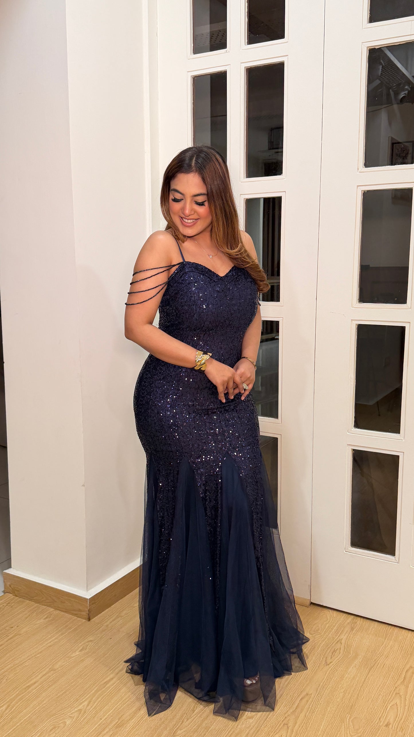 Midnight Muse Sequin Gown