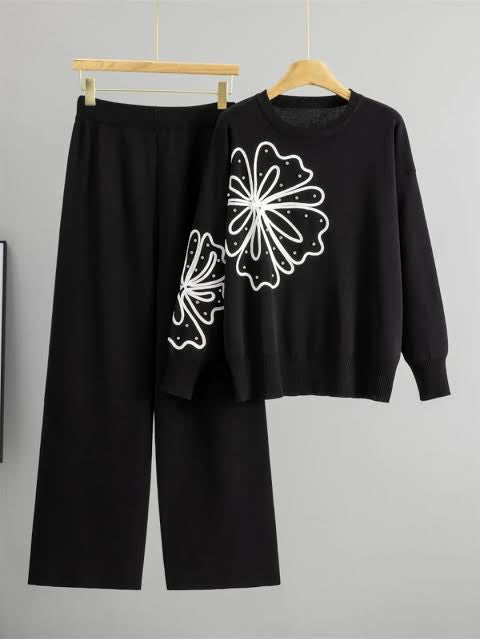 Floral Pop Knit Co-ord Set