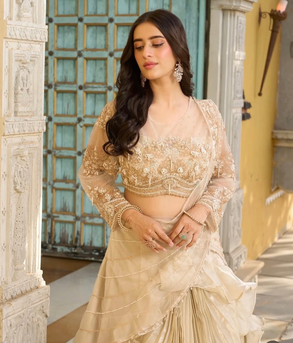 Embroidered  Lehenga
