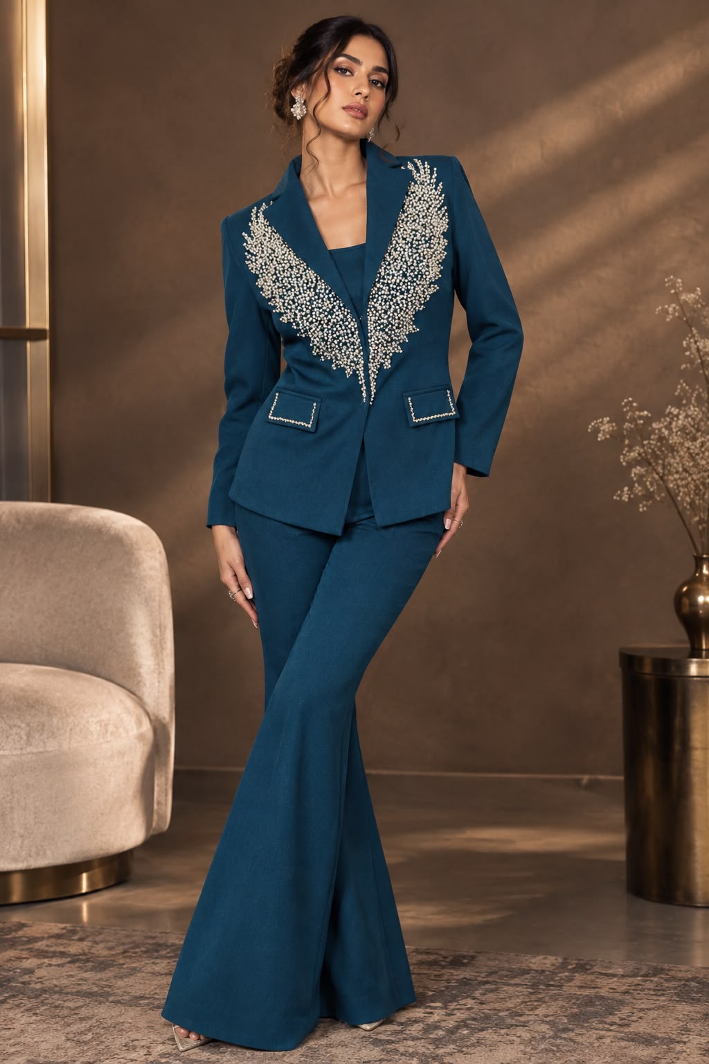 Luxe Power Blazer Co-ord Set