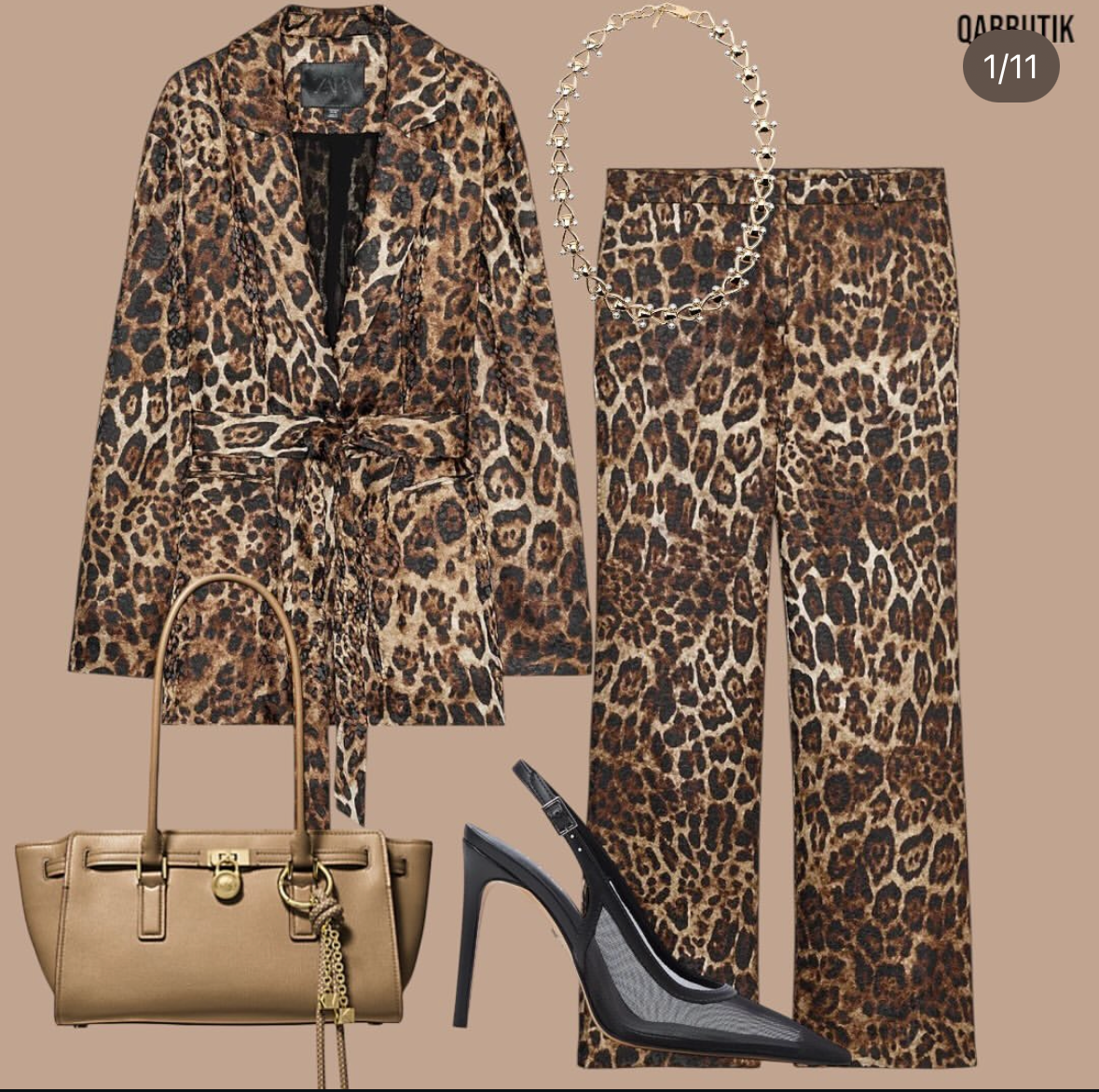 Animal Print Luxe Co-ord Set