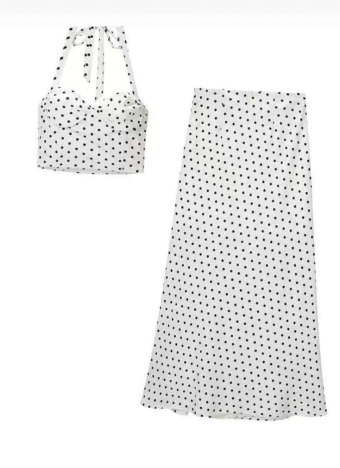 Polka Charm Halter Set