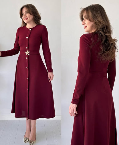 Regal Star Midi Dress
