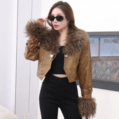 Leather jacket