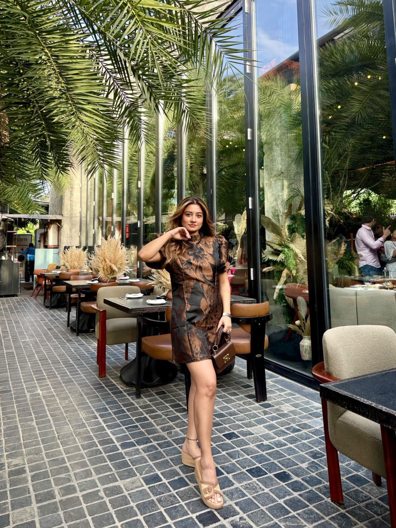 Brocade dress