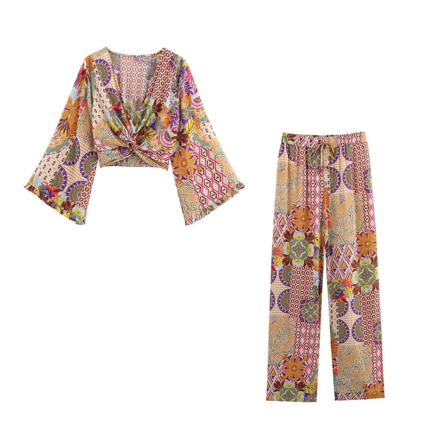 Knot Printed Coordset