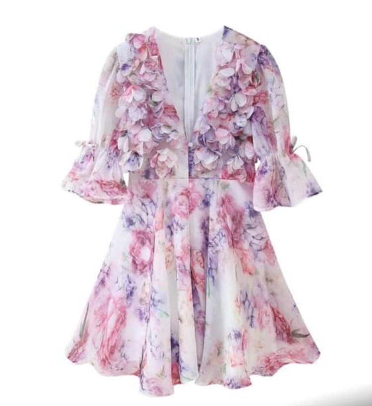 3d Flower dress
