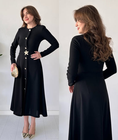 Regal Star Midi Dress
