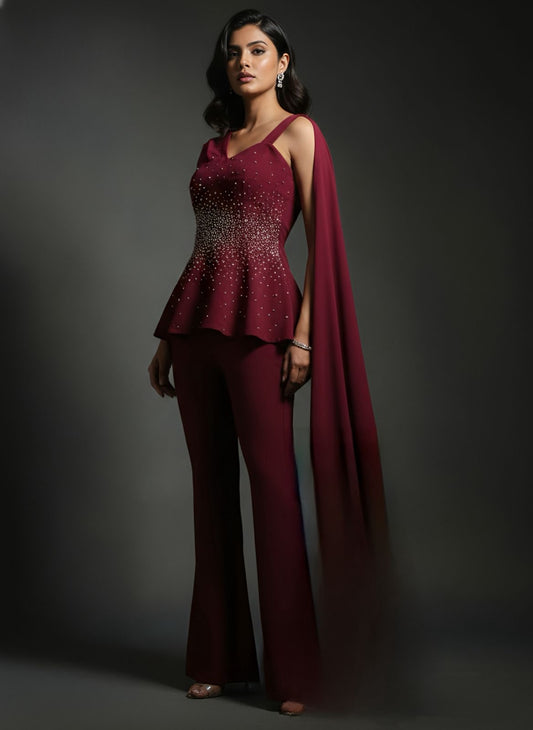 Celeste Drape Peplum Set