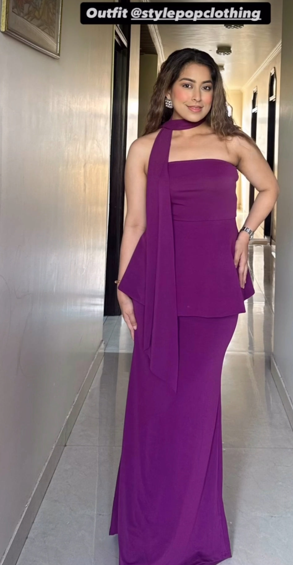 Royal Bodycon Dress