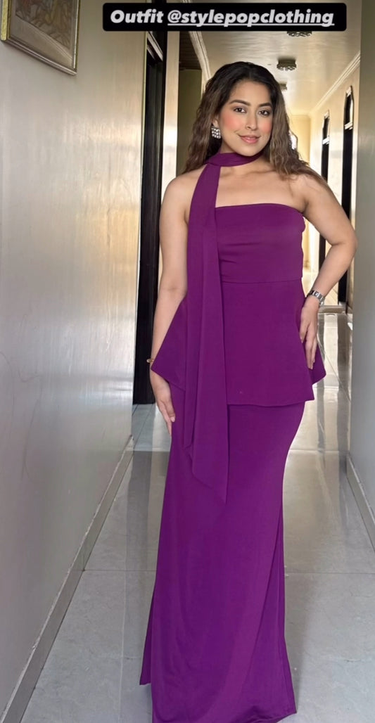 Royal Bodycon Dress