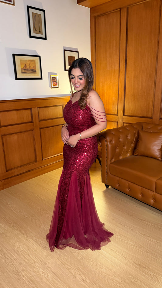 Midnight Muse Sequin Gown