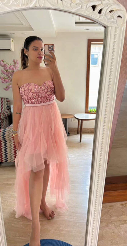 Sparkle Cascade Gown