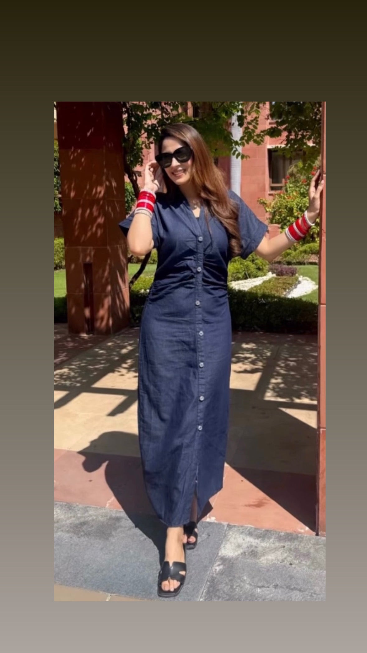 Denim Midi Dresss