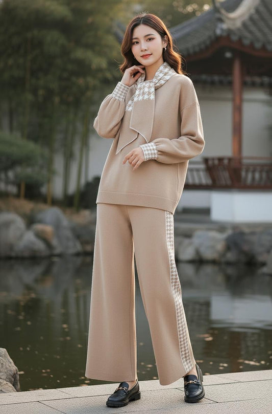 Serena Heritage Knit 3-Piece Set