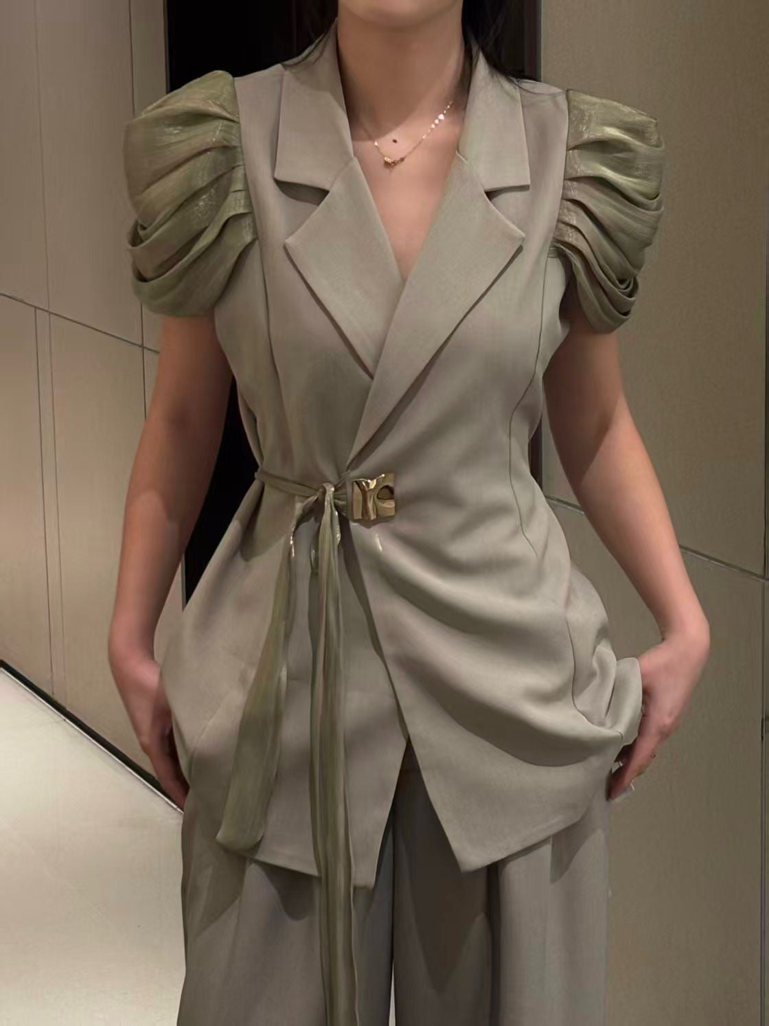 The Statement Sleeve Drape Coord