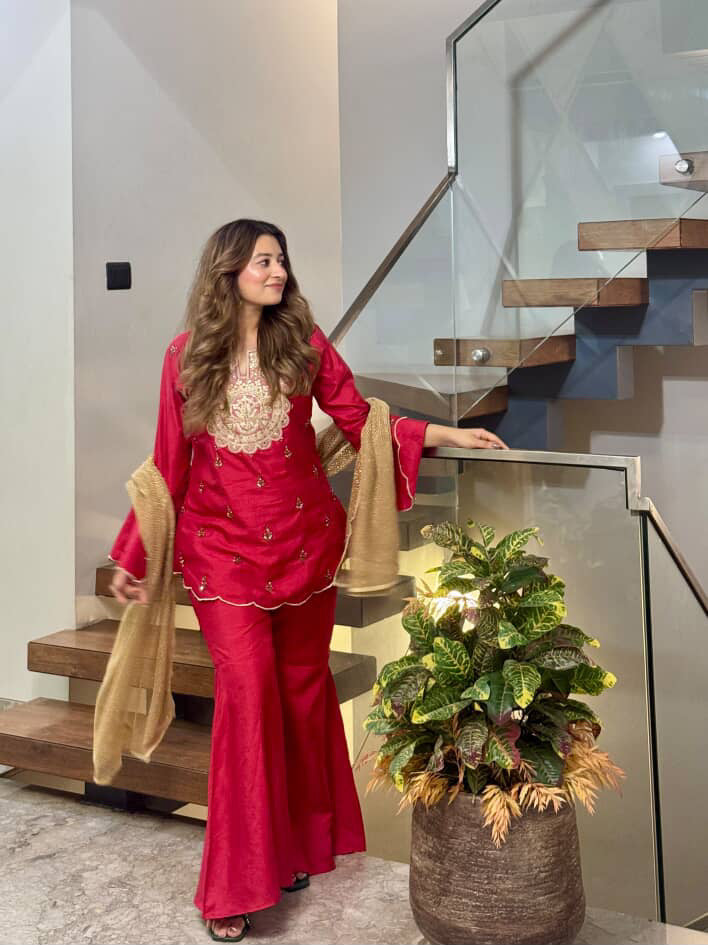 Blush Rouge Sharara Set