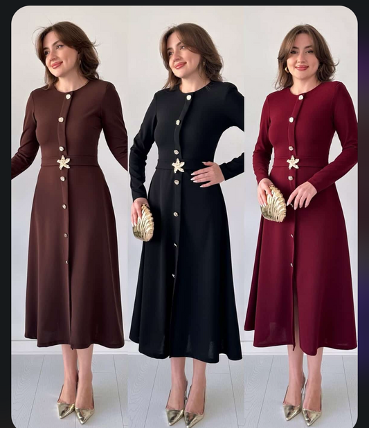 Regal Star Midi Dress