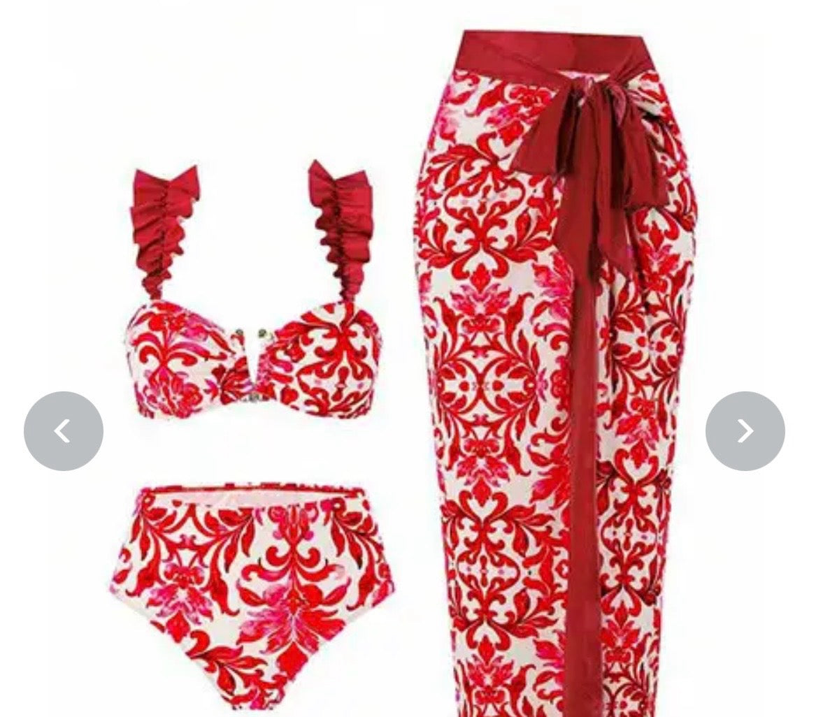 Azure Riviera 3-Piece Swim Set