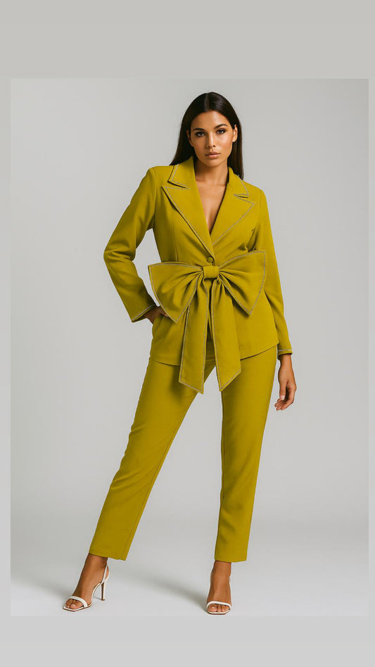 Bow Blazer Set