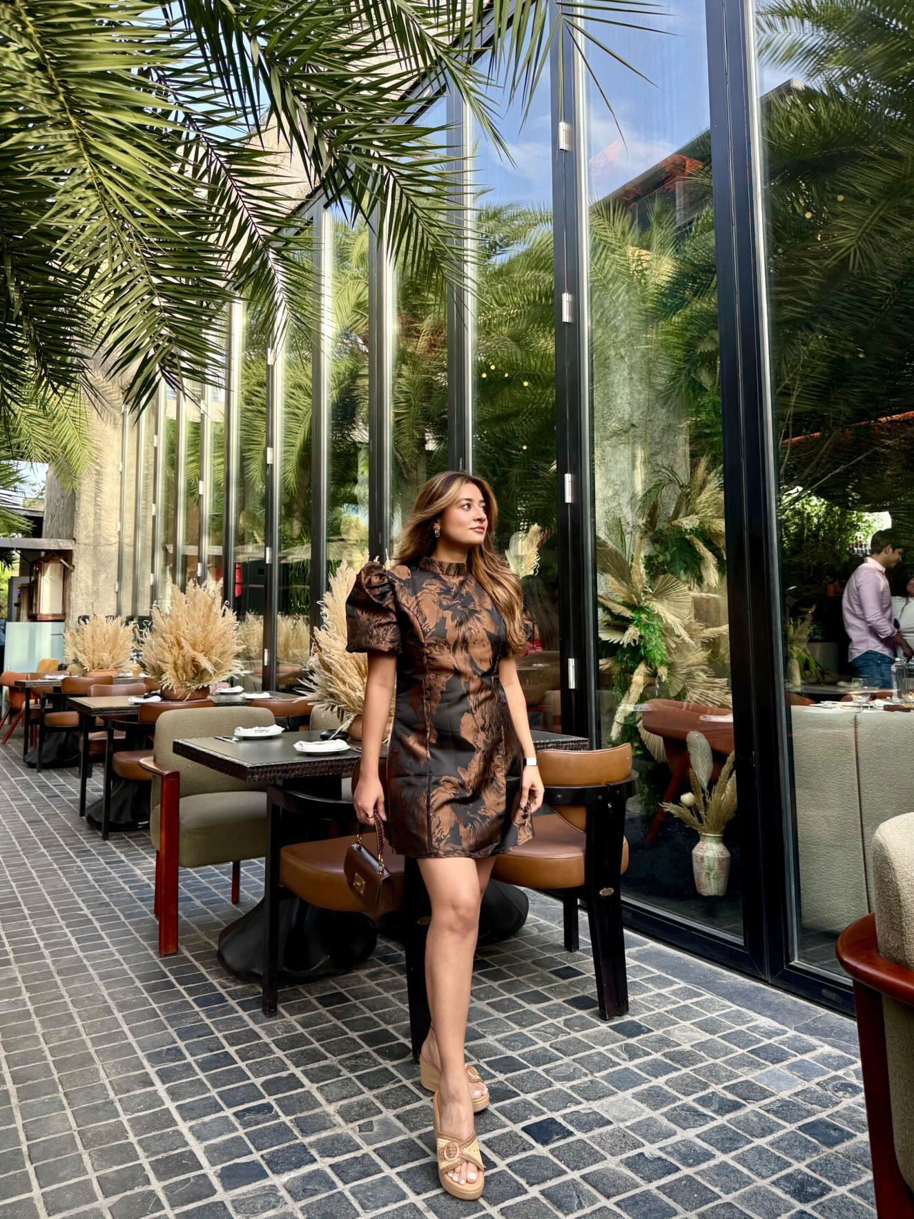 Brocade dress