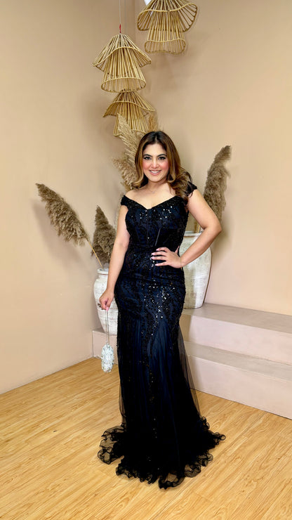 Shimmery gown