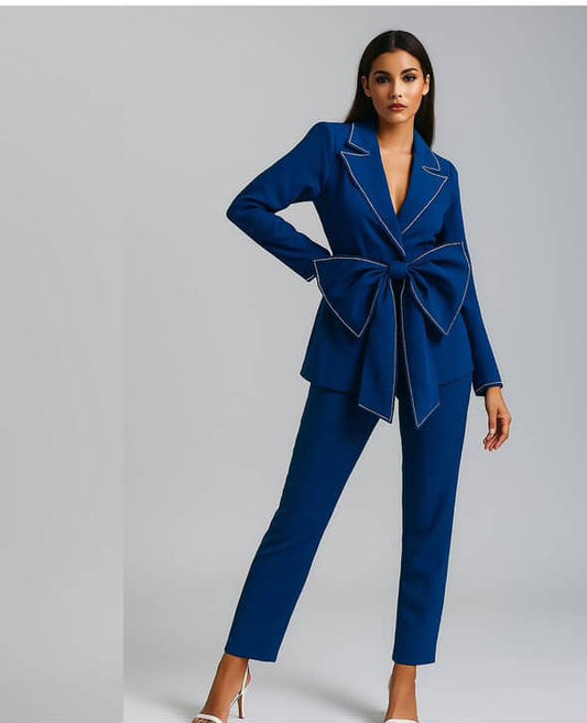 Bow Blazer Set